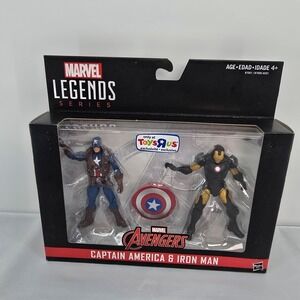Marvel Legends Avengers Captain America & Iron Man Only at Toys R Us Hasbro 2015